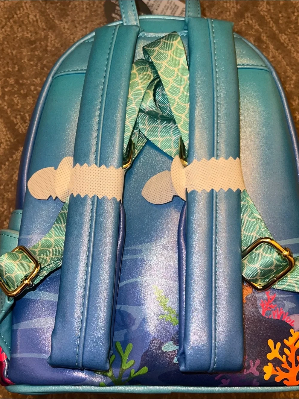 NWT Loungefly Disney Little Mermaid 35th Anniversary Ariel & Ursula Backpack